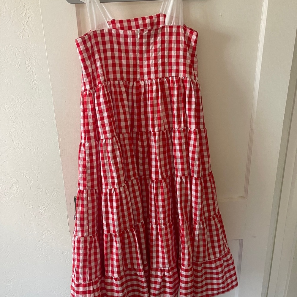 Sister Jane Love Note gingham midi dress size XS spring country cottagecore - Picture 7 of 15